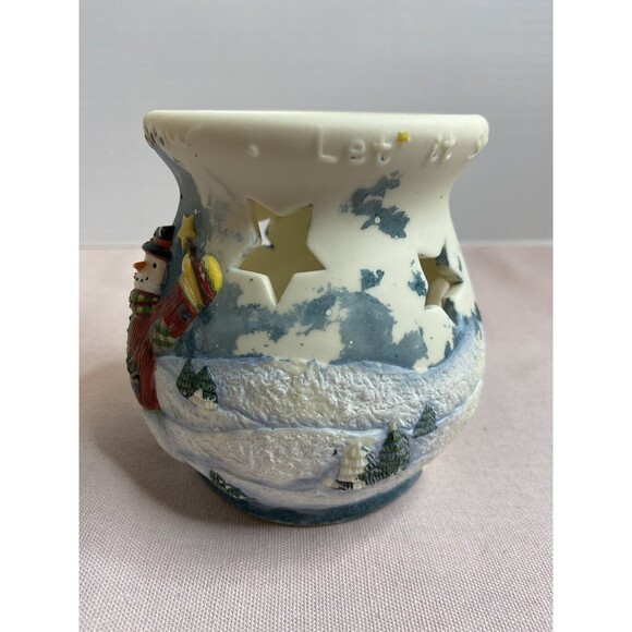 Lang Candle Melting winter magic  Wax Warmer Snowman Christmas Bird - Picture 4 of 6